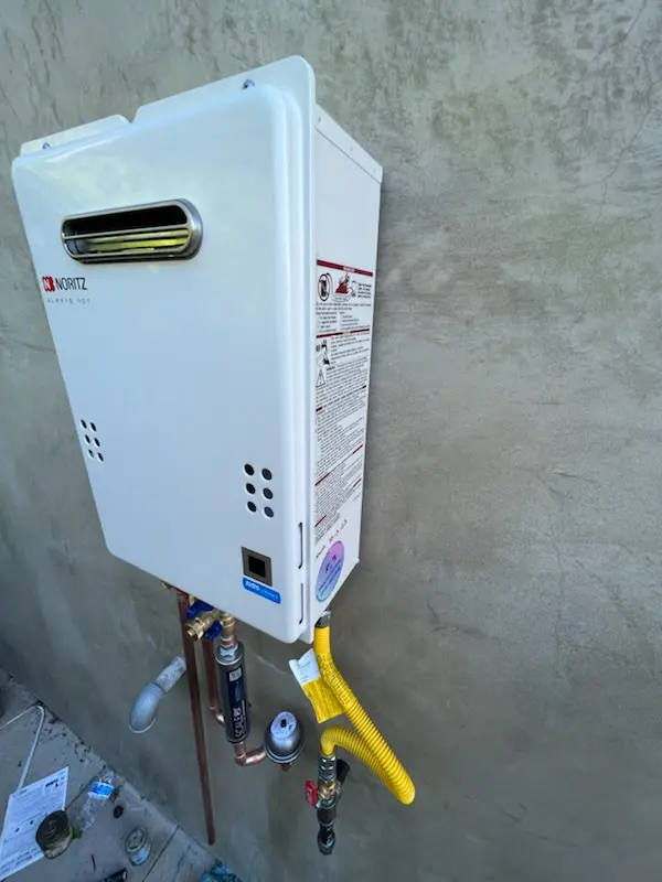 Tankless water heater installation for Rotherwood homes